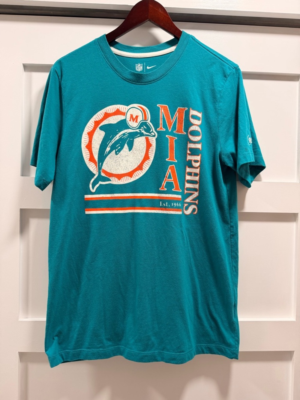 Men’s NFL Miami Dolphins Vintage Logo Short Sleeve Tee
